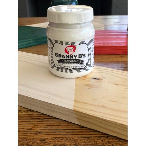 Classic Seal Woodstain - White Wash 400ml - Granny B's Old Fashioned Paint