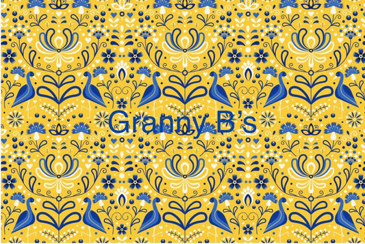 Folk Cranes Pattern by Granny Chic Decoupage Tissue