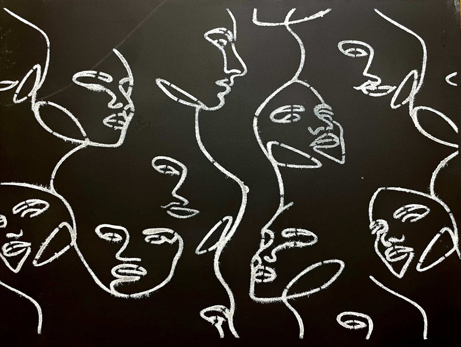 Face2 Face Stencil - Granny B's Old Fashioned Paint