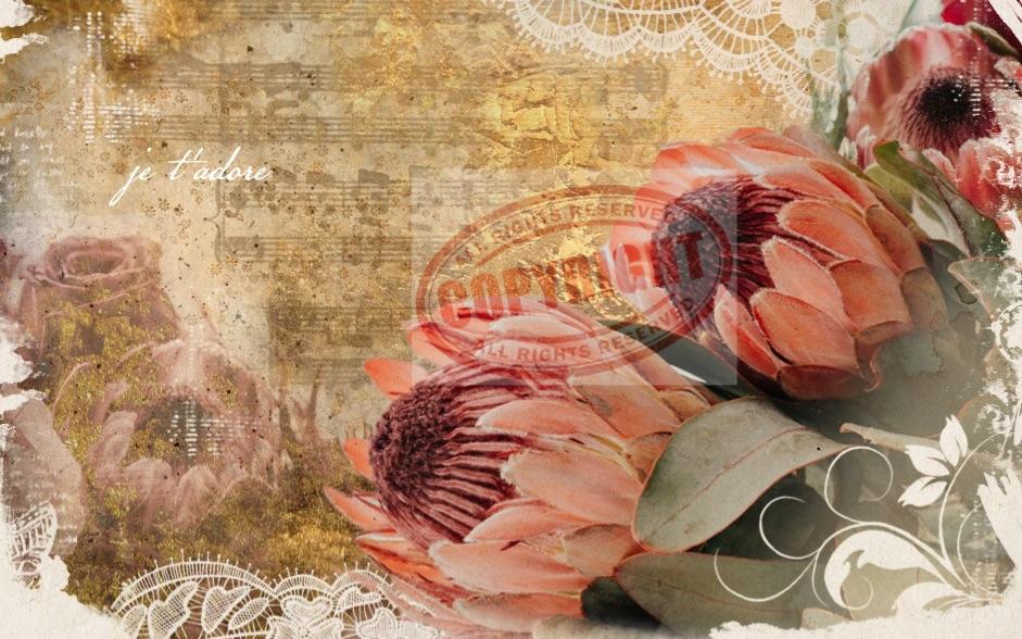 ‘Adore’ by Granny Chic Decoupage Tissue - Granny B's Old Fashioned Paint
