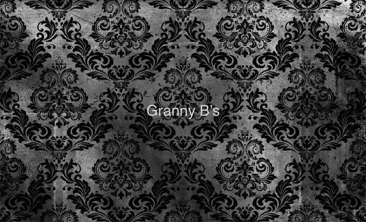 'Damask Black' by Granny Chic Decoupage Tissue - Granny B's Old Fashioned Paint