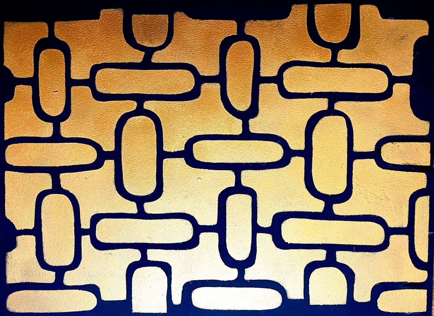 Locked and Linked Stencil - Granny B's Old Fashioned Paint