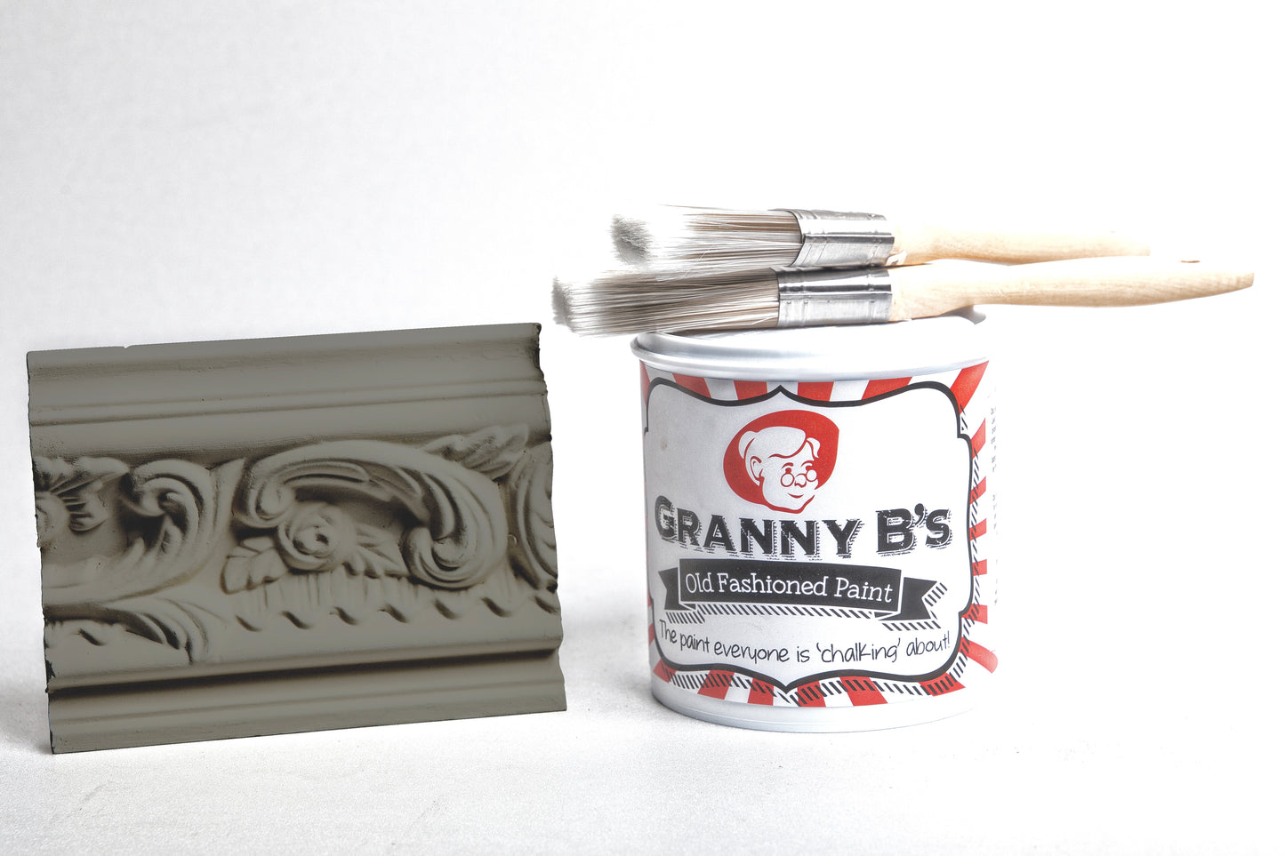 Old Fashioned Paint - Hurricane Grey (Dark Grey) - Granny B's Old Fashioned Paint