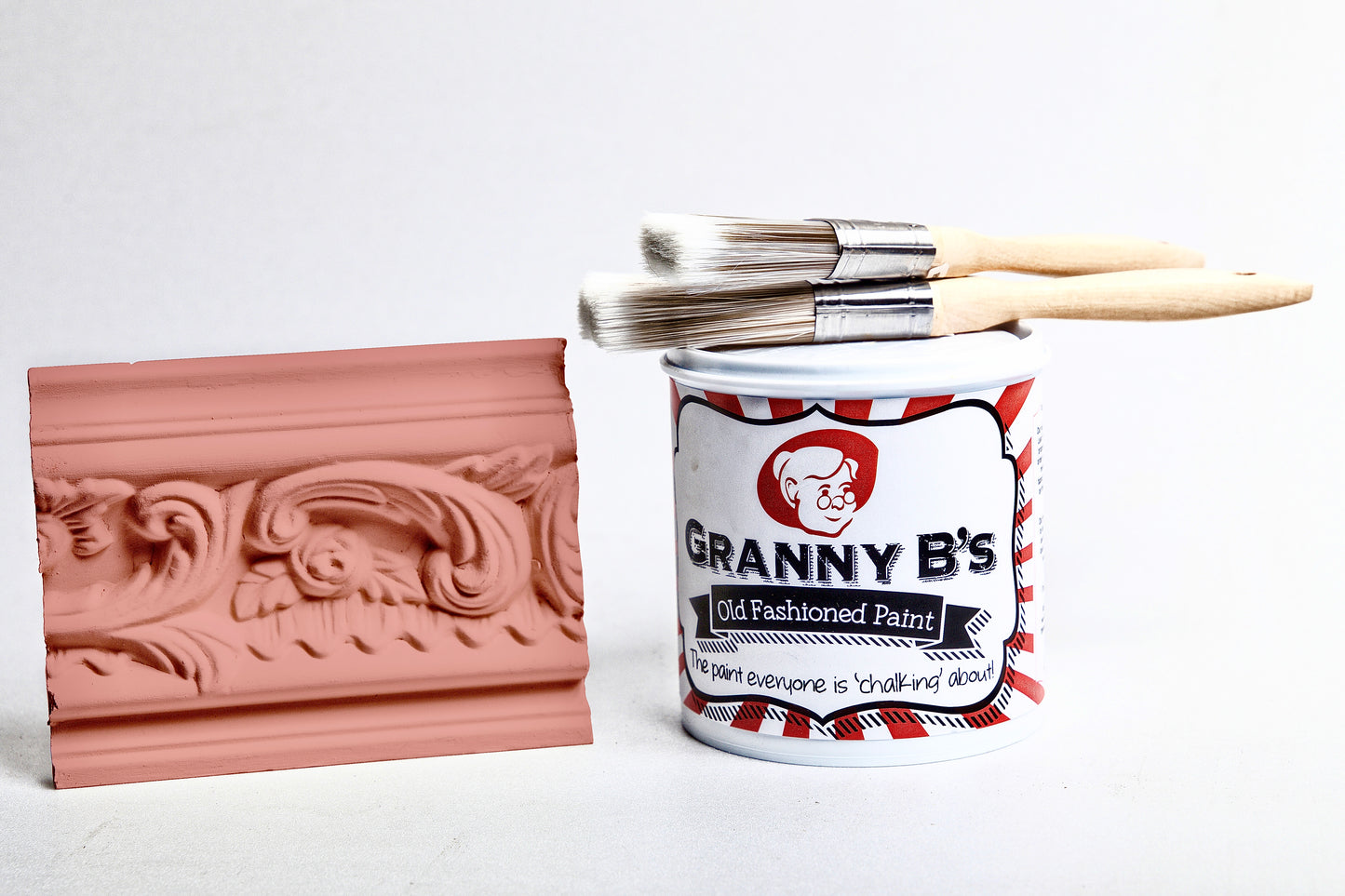 Old Fashioned Paint - Pretty Flamingo (Coral Pink) - Granny B's Old Fashioned Paint
