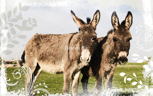 'The Donkeys' by Granny Chic Decoupage Tissue - Granny B's Old Fashioned Paint