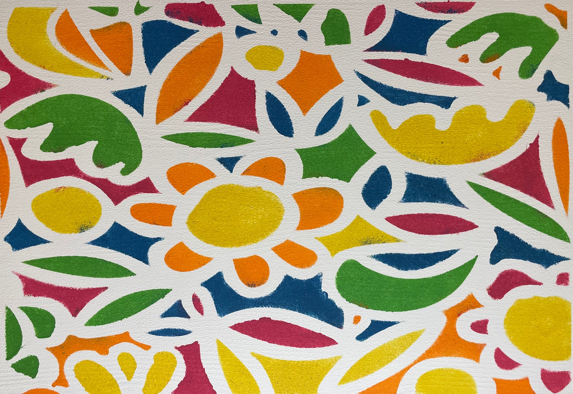 Flower Power Stencil - Granny B's Old Fashioned Paint