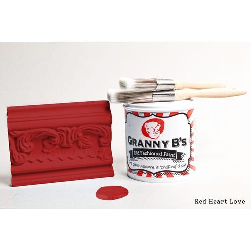 Old Fashioned Paint - Red Heart Love (Postbox Red) - Granny B's Old Fashioned Paint